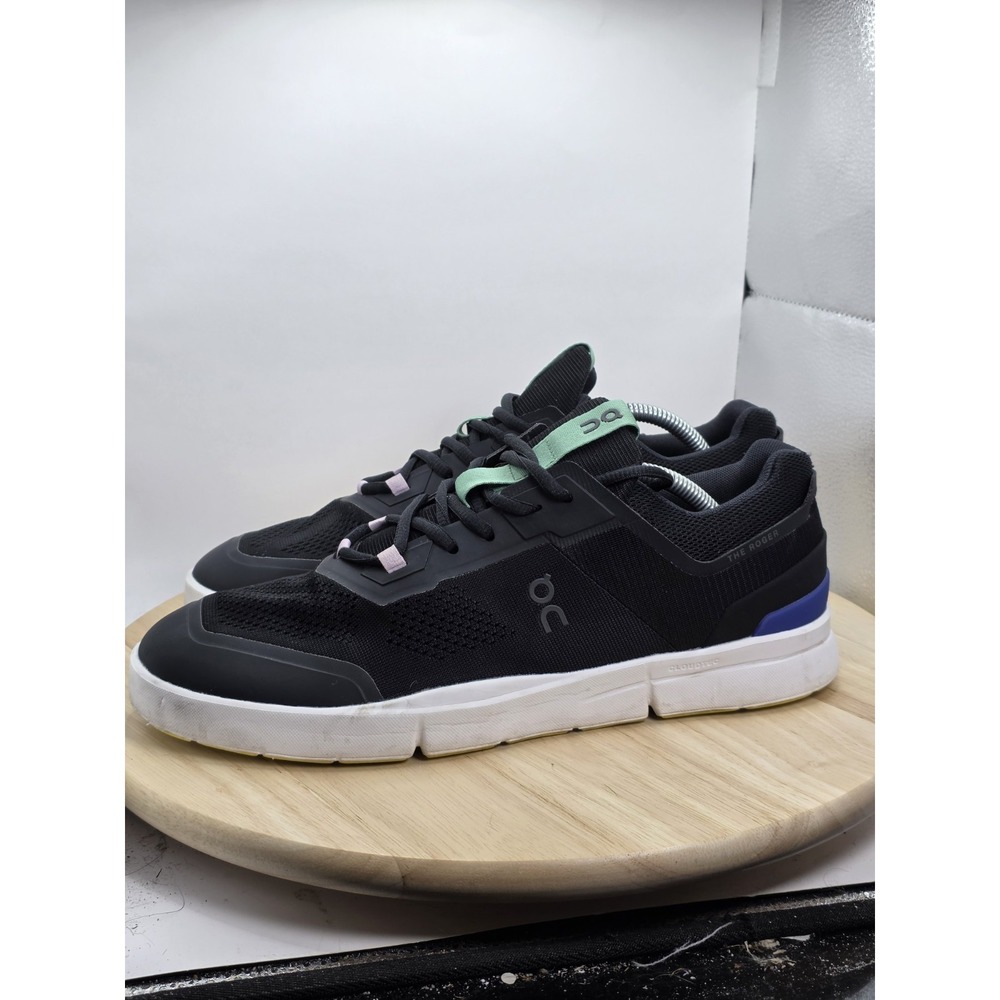 Men's Size 10.5 - On THE ROGER Spin Black Indigo 3MD11470683 US